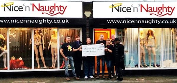 Nice ‘N’ Naughty honour friend at Chester Pride