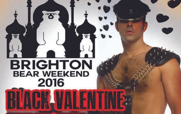 Black Valentine Party for bears today at Subline