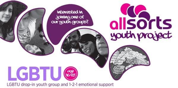 New poster promotes Allsorts’ services for LGBTU young people in Brighton