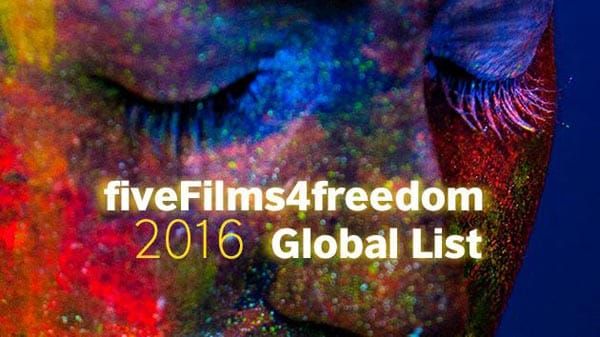 fiveFilms4freedom announce first global LGBT influencers list