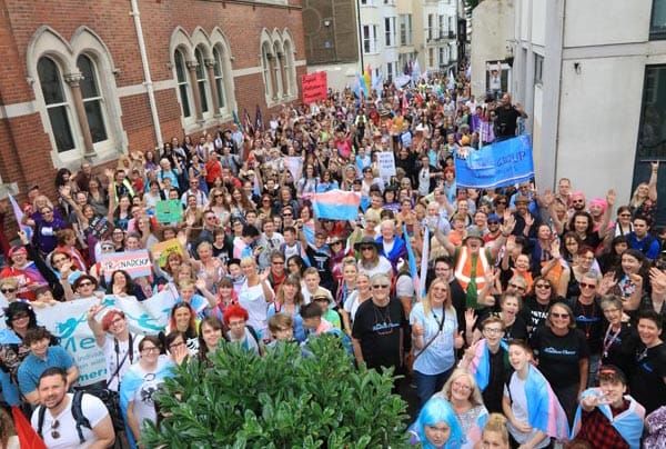 Record crowds attend Trans Pride