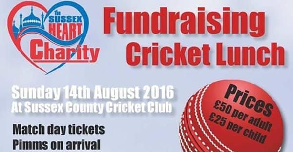 Sussex Heart Charity Lunch this Sunday