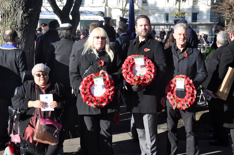 LGBT+ community representatives honour the fallen