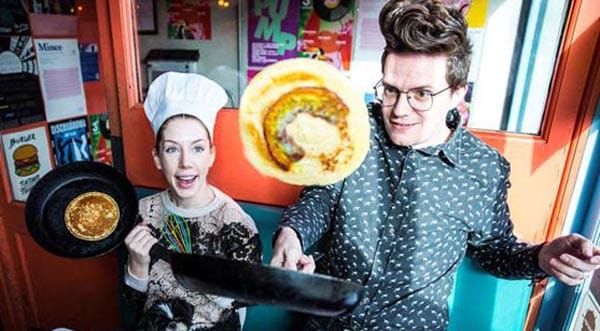 Rainbow pancakes, TV stars battle to become the ‘Biggest Tosser’ and raise money for THT