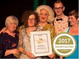 LGBTQ mental health charity shortlisted for major national award