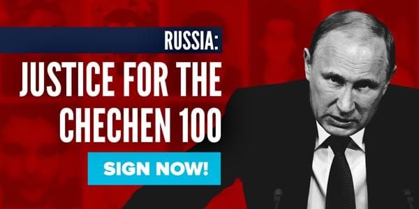 Gay men being murdered in Chechnya