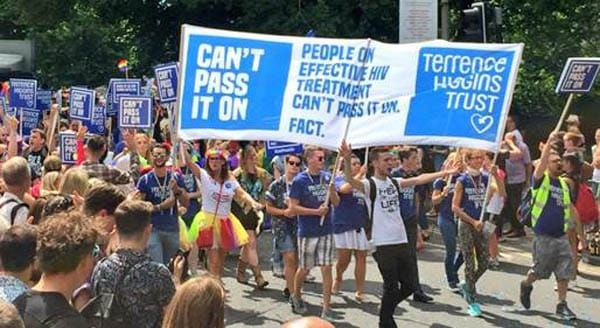 THT busts stigma about HIV at Brighton Pride