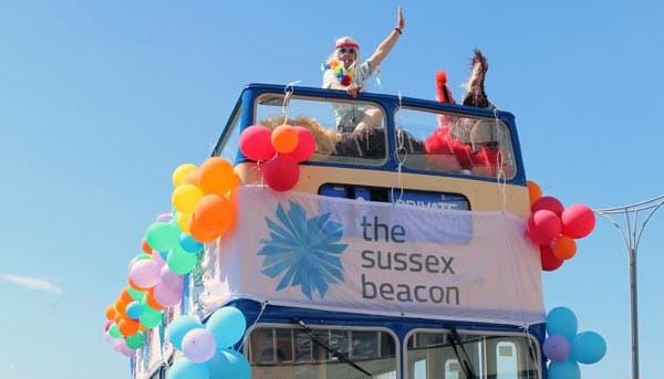 Local businesses raise over £4,600 for The Sussex Beacon during Pride week