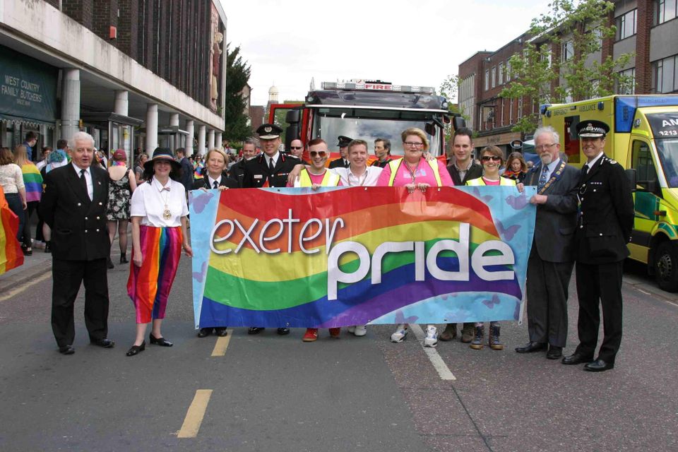 Celebration theme to Exeter’s 10th LGBT+ Pride