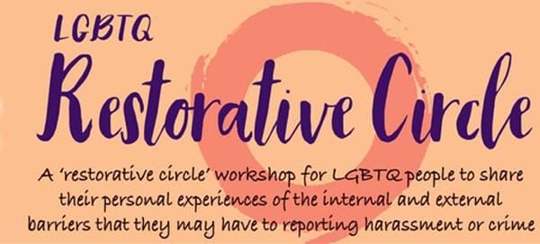 B RIGHT ON LGBT Community Festival: LGBT Restorative Circle