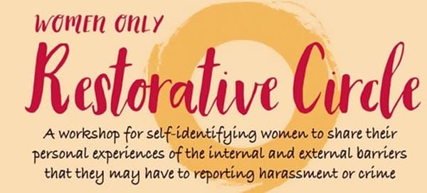 B RIGHT ON LGBT Community Festival: Women only Restorative Circle