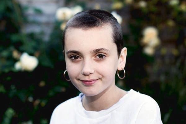 11 year old braves the head shave for Martlets