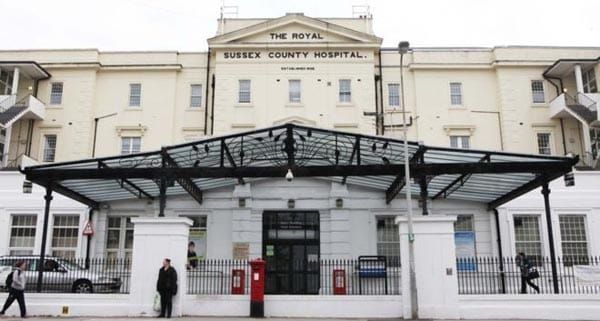Improving directions inside the Royal Sussex County Hospital