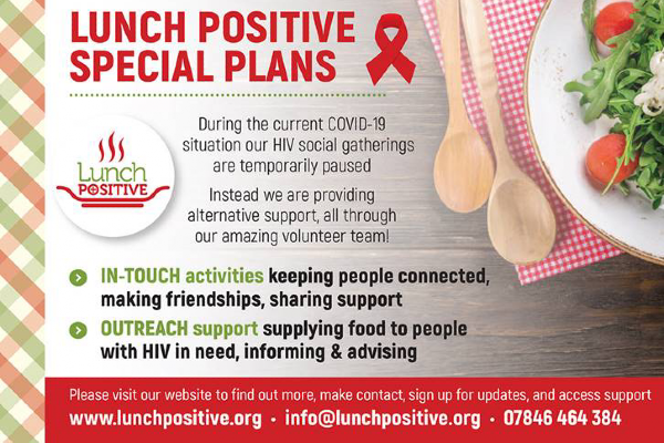 Quick update from Lunch Positive