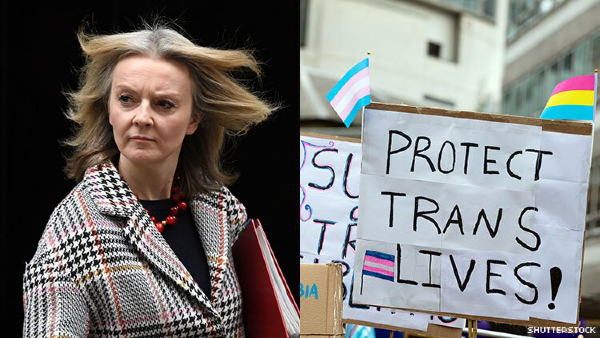 Liz Truss calls on government to prevent children from changing gender and ban trans women from competing in women’s sport