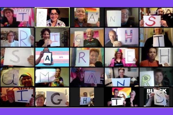 Rainbow Chorus Open Trans Pride Brighton & Hove with heart-warming video concert.