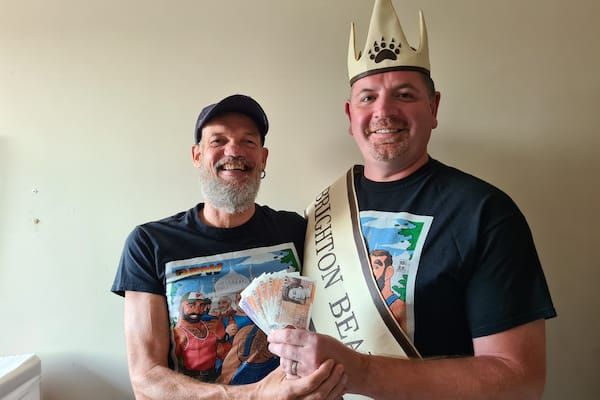 Mr Brighton Bear contestants donate £130 to Brighton Rainbow Fund