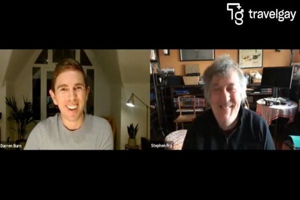 Stephen Fry Meets Travel Gay