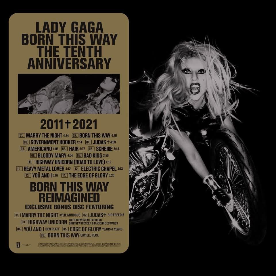Lady Gaga’s ‘Born This Way’ celebrates 10 year anniversary