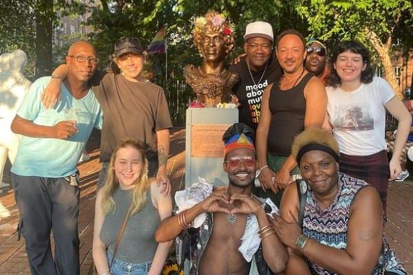 Activists create Marsha P Johnson monument in New York