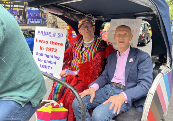 IN PICTURES: Elderly veterans of the first UK Pride march in 1972 led two Pride parades