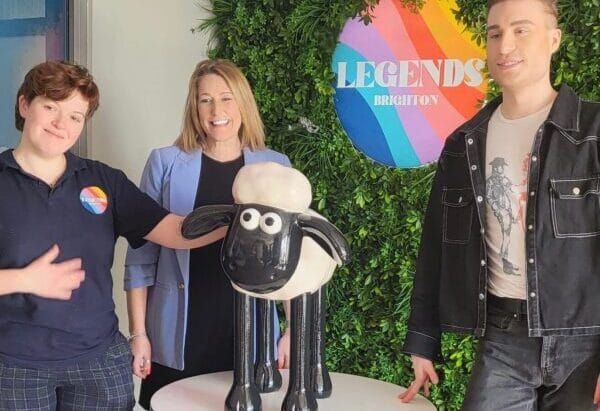 Legends Brighton and Brandwatch get involved in Martlets’ baaa-rilliant Shaun the Sheep art trail!