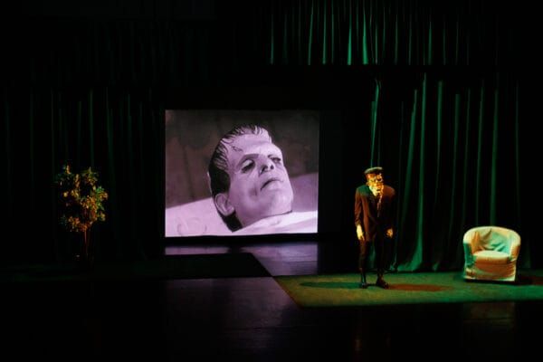Hester-Stefan Chillingworth presents Monster Show at Camden People’s Theatre – a re-dubbing of the audio from the iconic film Frankenstein in a trans act of purging outdated narratives