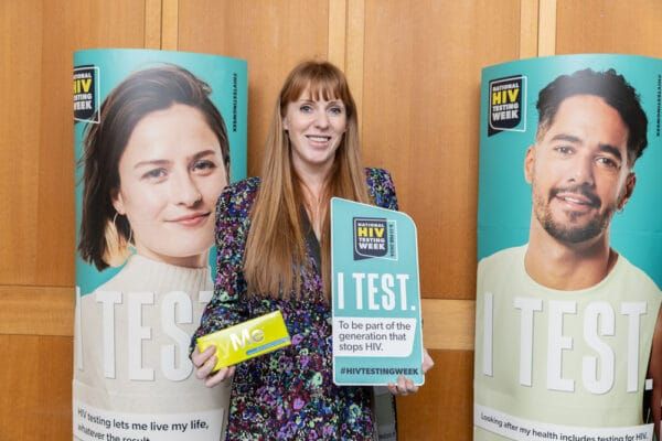 To mark National HIV Testing Week, Andrea Leadsom and Angela Rayner join 40 MPs testing for HIV