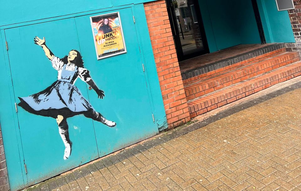 There’s no place like home! Banksy-esque artwork appears in Birmingham’s Gay Village