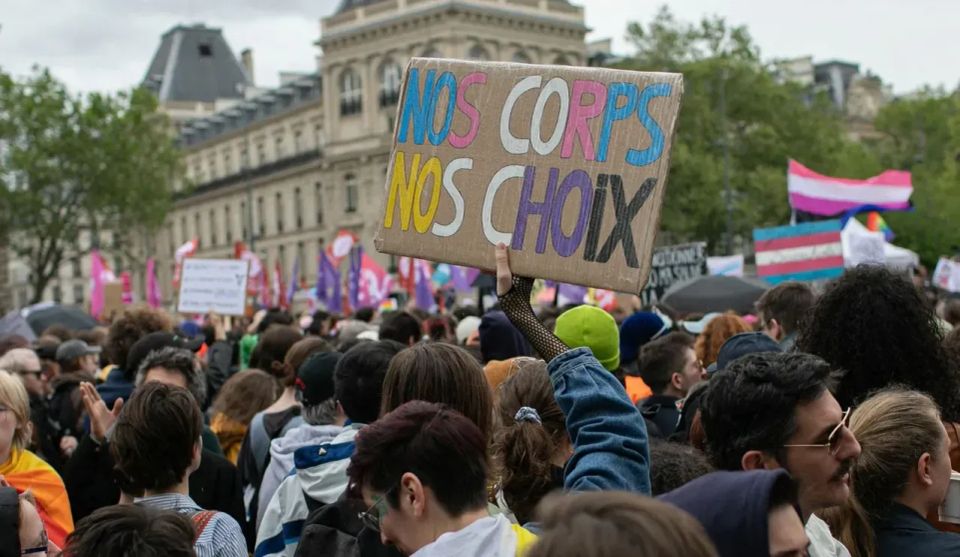 Thousands demonstrate in French cities at what they called an “offensive” against trans rights