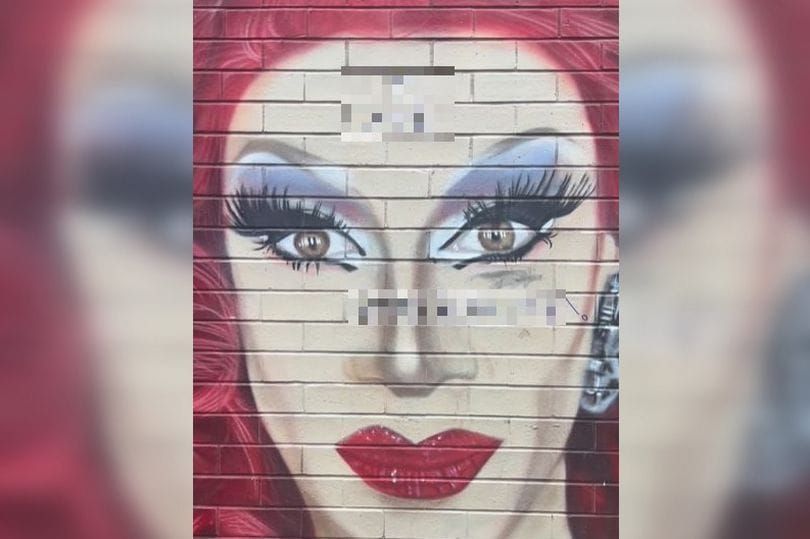 Mural of RuPaul’s Drag Race star Divina De Campo vandalised with homophobic graffiti for the second time