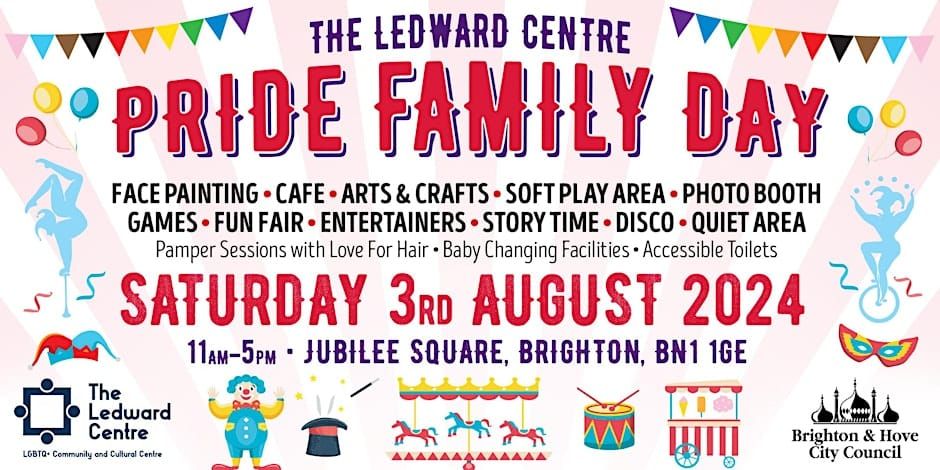 Pride Family Day at the Ledward Centre to return bigger than ever on Saturday, August 3