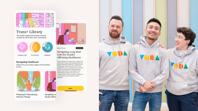 Voda launches Trans Library, the “world’s largest, free trans-led mental health resource”