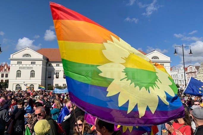 First Pride parade in north-eastern German town of Wismar targeted by the far-right