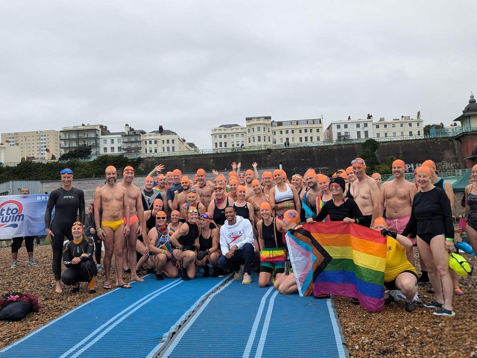 Pride Swim raises over £1,000 for Switchboard LGBT+ Helpline