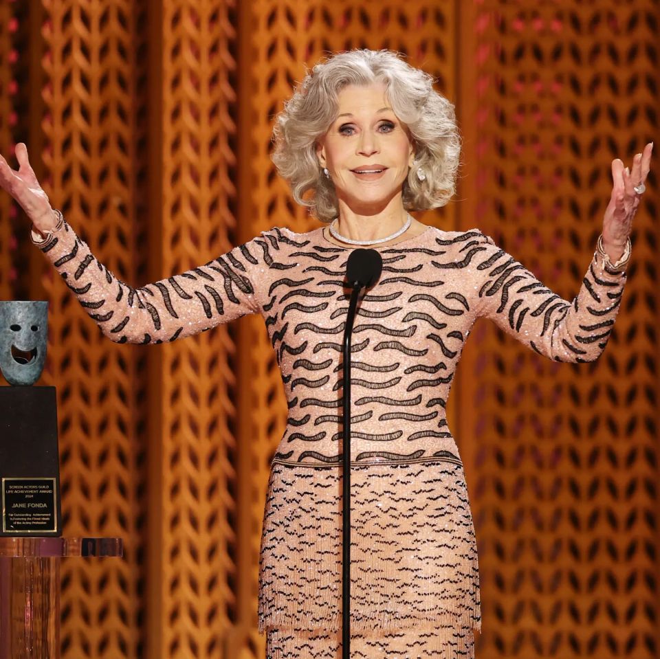 Jane Fonda defends “woke” and takes a dig at Trump amidst continued attacks on LGBTQ+ communities
