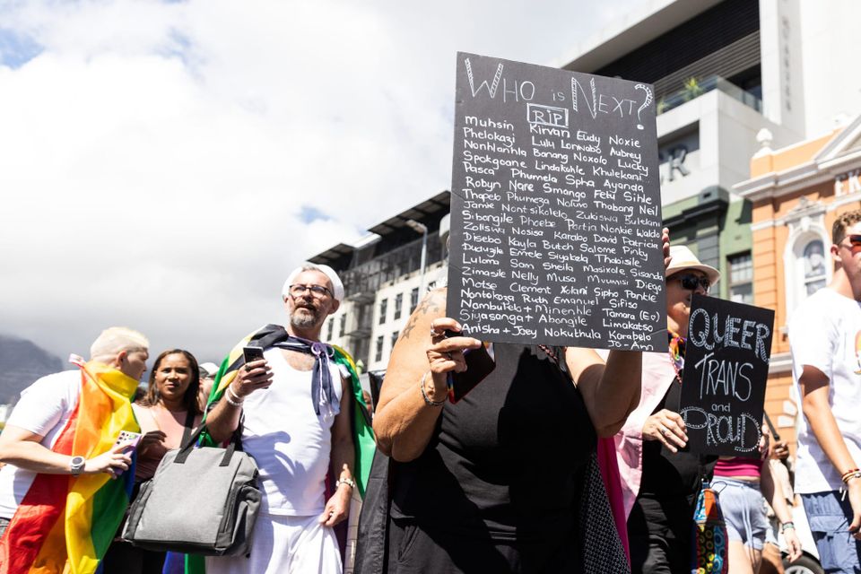 Hundreds gather at Cape Town Pride to honour Muhsin Hendricks – the world’s first openly gay imam, who was shot dead in February