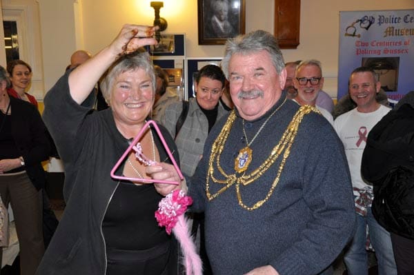 Mr Mayor blesses the Pink Triangle