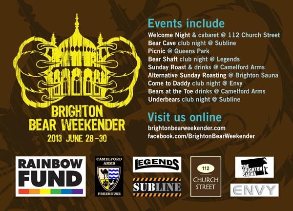 Brighton Bear Weekend