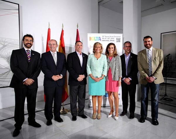 IGLTA board and Spanish tourist officials