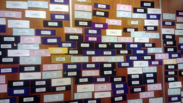 Trans* wall of remembrance