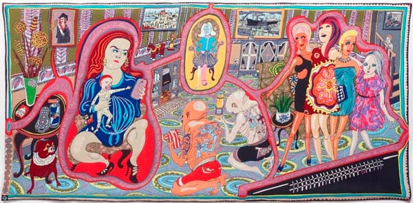 Grayson Perry, The Adoration of the Cage Fighters, 2012. Courtesy of the artist and Victoria Miro. Copyright Grayson Perry, Photography by Stephen White.  