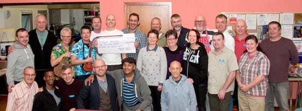 Lunch Positive cheque presentation