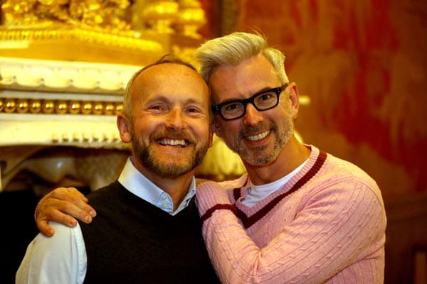 Neil Allard (left) and Andrew Wale will become the first same sex married couple in England when they get married on March 29 in the Royal Pavilion in Brighton.