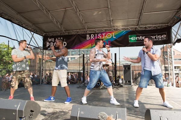 Blue at Bristol Pride in 2013: Photo Hannah King