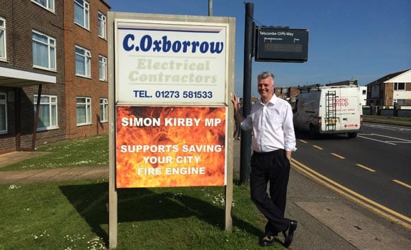 Simon Kirby, MP for Kemptown & Peacehaven