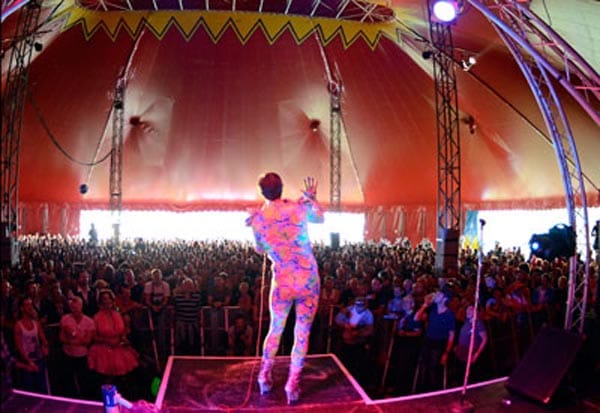 Legends Cabaret tent