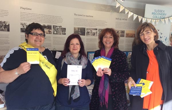 Photo from L to R: Local Mind worker, Caroline Penn, Nancy Platts, Catherine Wilson