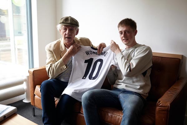 Sir Ian McKellen and Rhys Chapman