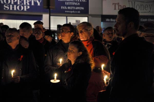 CandleLit Vigil Brighton World Aids Day